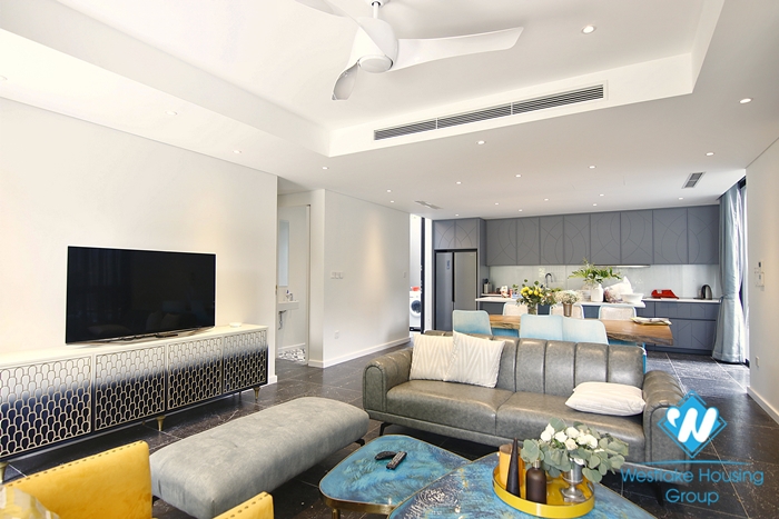 The newest house on the market is carefully prepared by the owner for every detail for rent in Ngoc Thuy Long Bien
